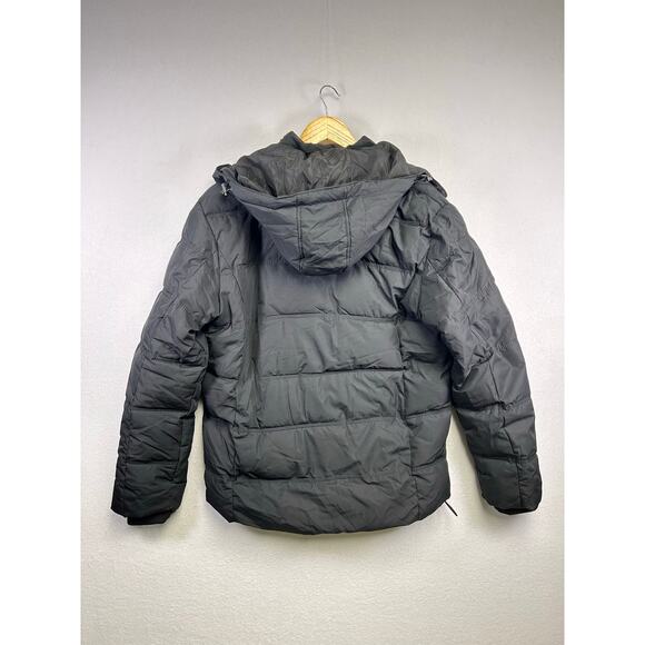 Wantdo Men’s Black Puffer Jacket Coat with Hood Medium - Picture 7 of 10